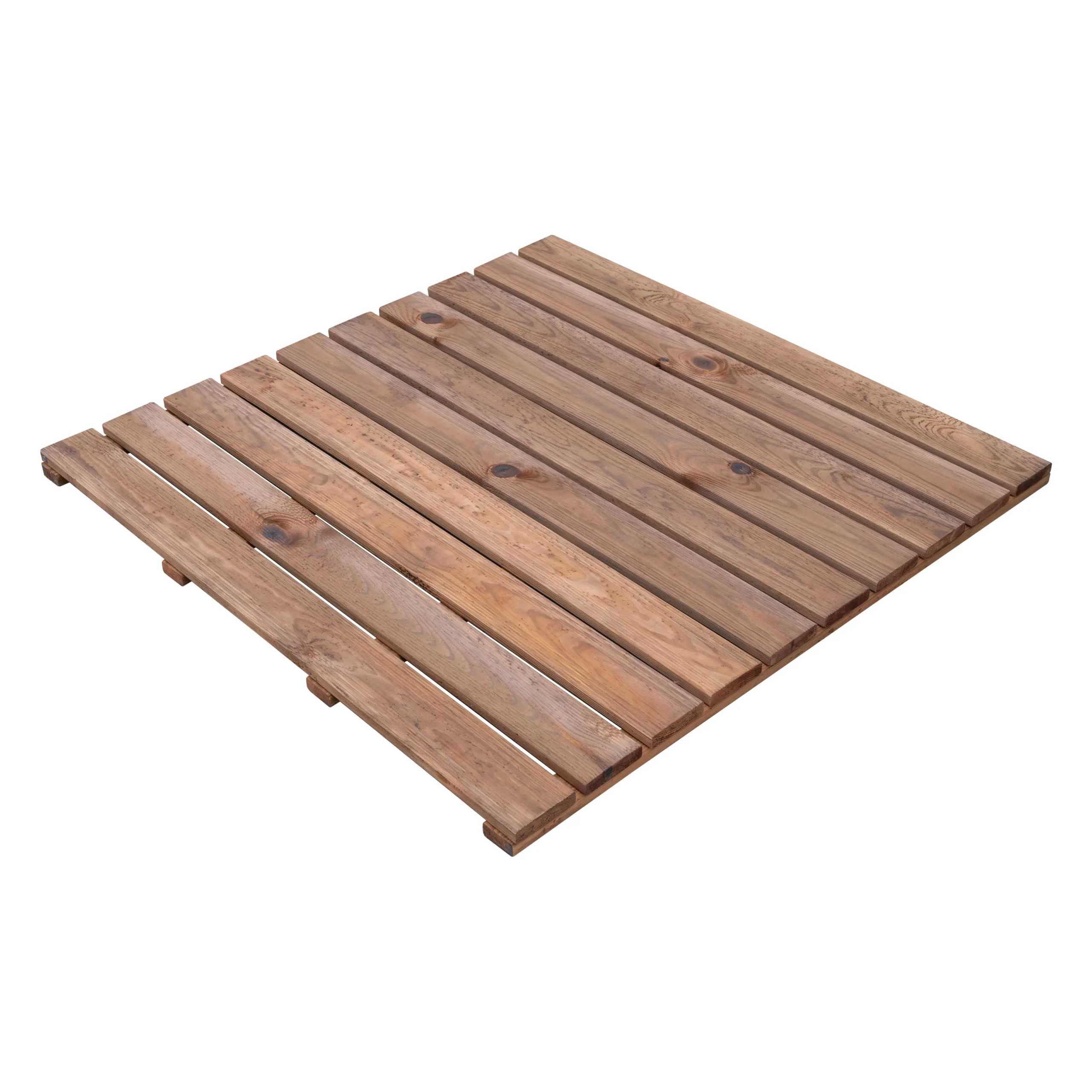 Blooma Benoue Brown Pine Deck Tile (L)1m (W)1000mm (T)40mm 1 Blooma Benoue Brown Pine Deck Tile (L)1m (W)1000mm (T)40mm