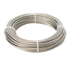 Diall Stainless Steel Cable, (L)10m (Dia)3.5mm