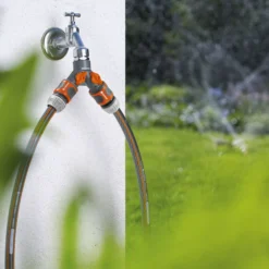 Gardena Round 2-way Hose Pipe Connector 13mm 5 Gardena Round 2-way Hose Pipe Connector 13mm -Garden And Outdoors gardena round 2 way hose pipe connector 13mm4066407004184 01i bq