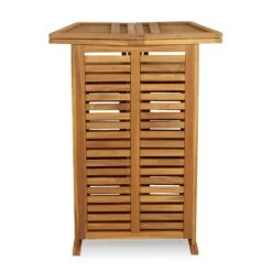 GoodHome Virginia Wooden Drink Cabinet Bar -Garden And Outdoors goodhome virginia wooden drink cabinet bar3663602726203 01bq