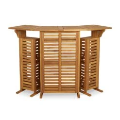 GoodHome Virginia Wooden Drink Cabinet Bar