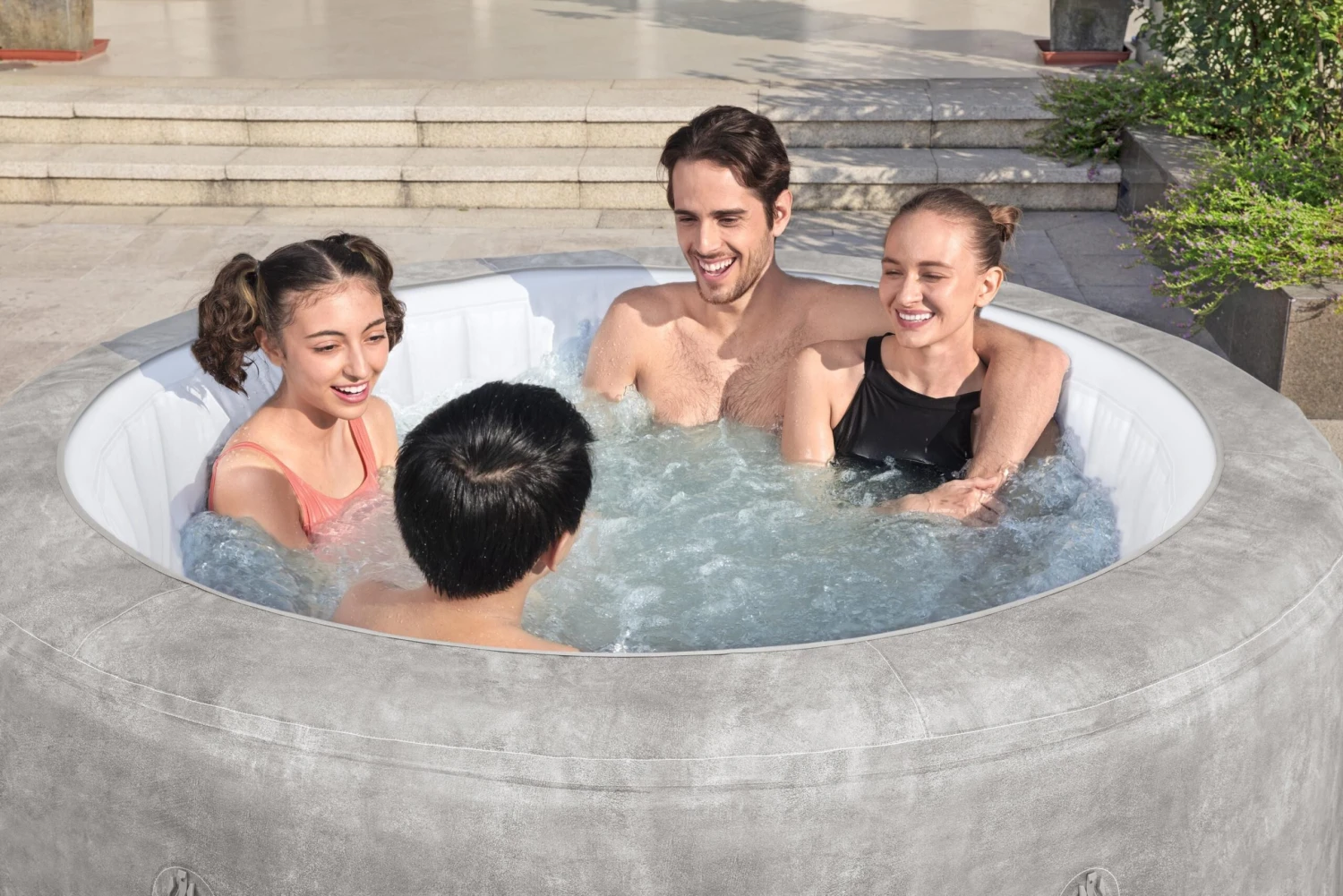 Lay-Z-Spa Zurich 4 Person Inflatable Hot Tub 4 Lay-Z-Spa Zurich 4 Person Inflatable Hot Tub - Image 4