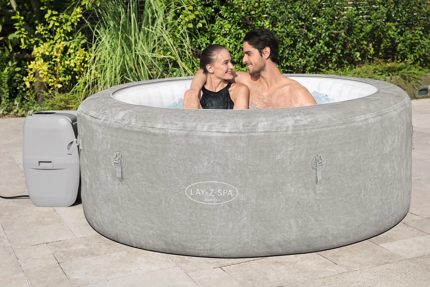 Lay-Z-Spa Zurich 4 Person Inflatable Hot Tub 8 Lay-Z-Spa Zurich 4 Person Inflatable Hot Tub - Image 8