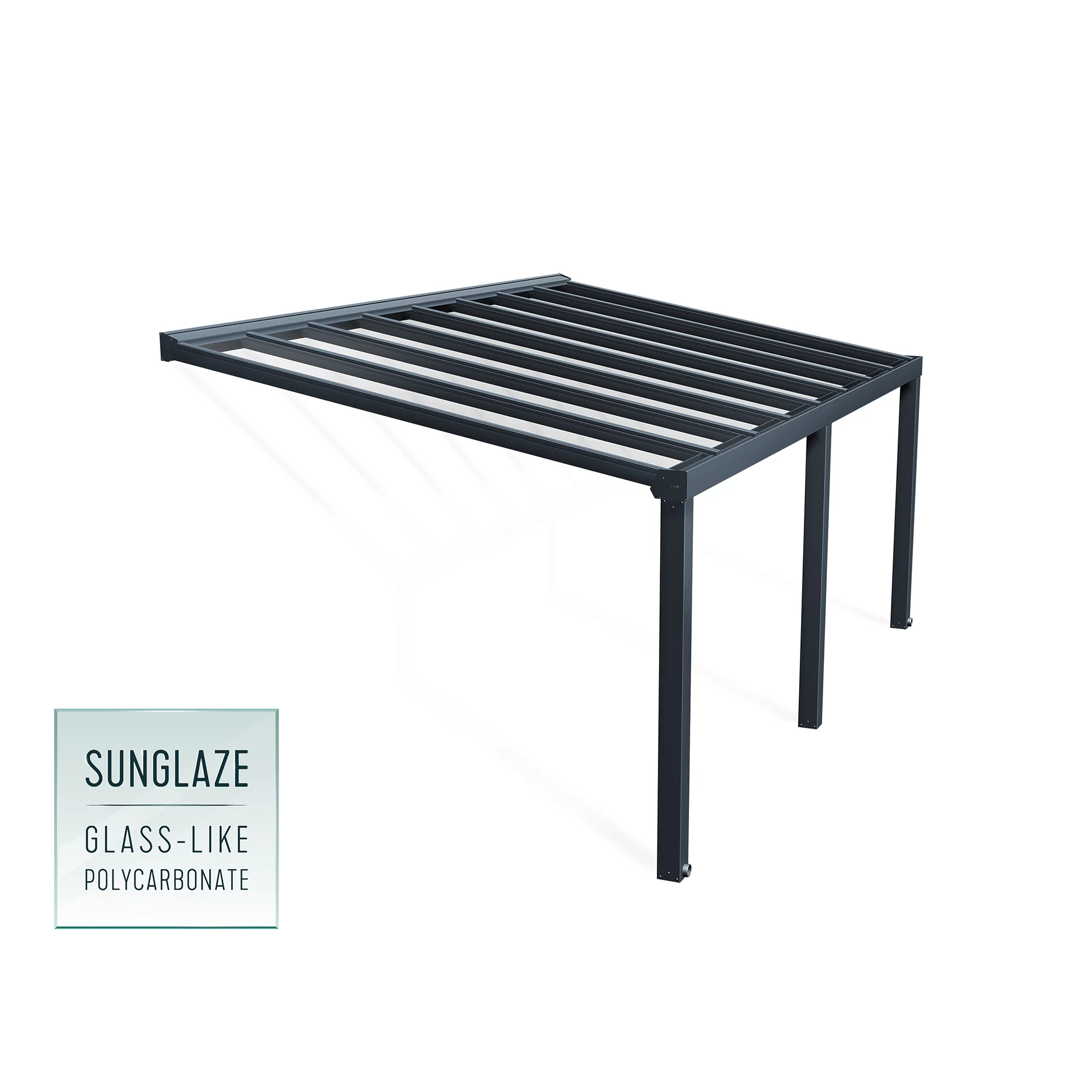 Palram - Canopia Stockholm Grey Non-retractable Awning, (L)5.88m (H)3.24m (W)3.41m 2 Palram - Canopia Stockholm Grey Non-retractable Awning, (L)5.88m (H)3.24m (W)3.41m - Image 2