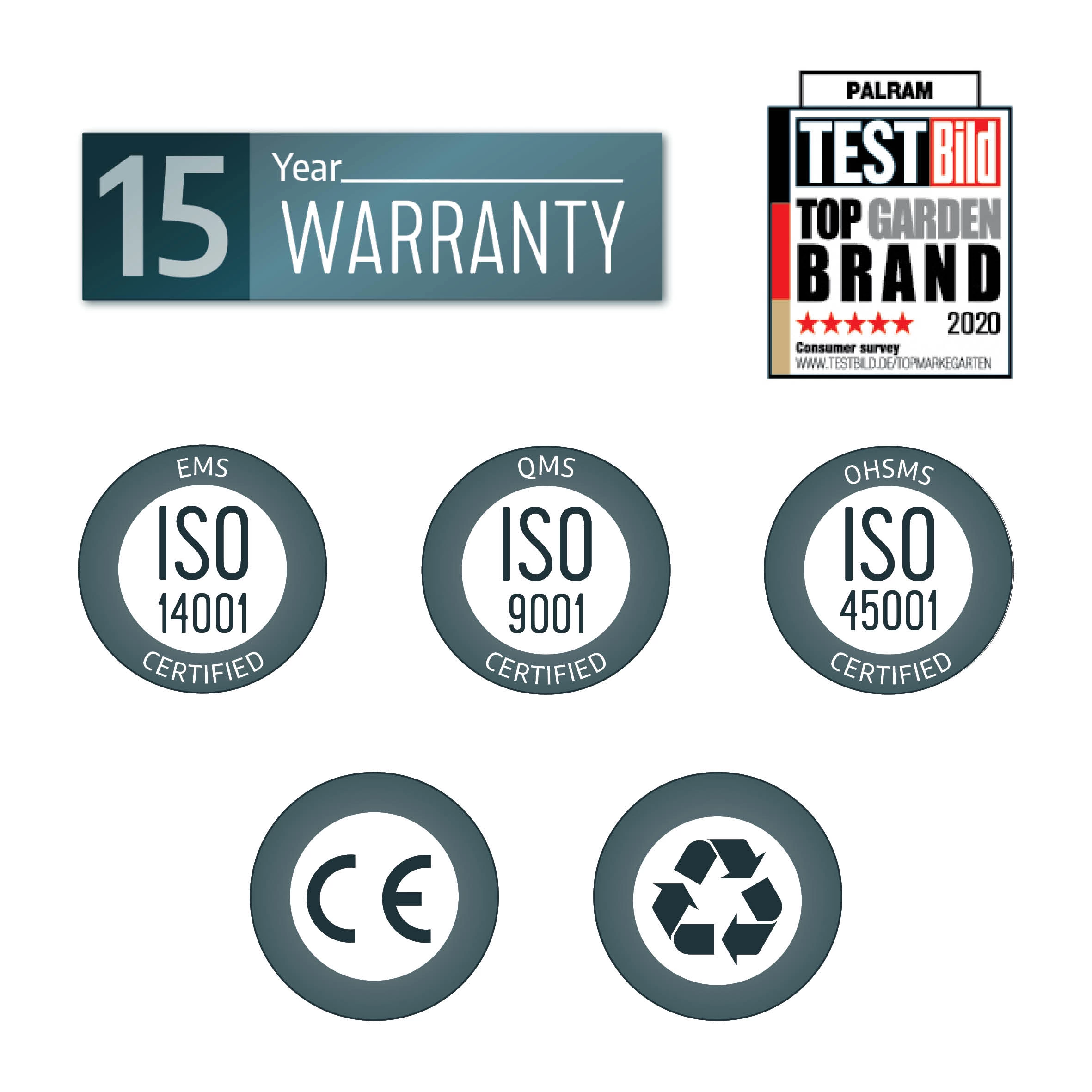 Palram - Canopia Stockholm Grey Non-retractable Awning, (L)5.88m (H)3.24m (W)3.41m 10 Palram - Canopia Stockholm Grey Non-retractable Awning, (L)5.88m (H)3.24m (W)3.41m - Image 10