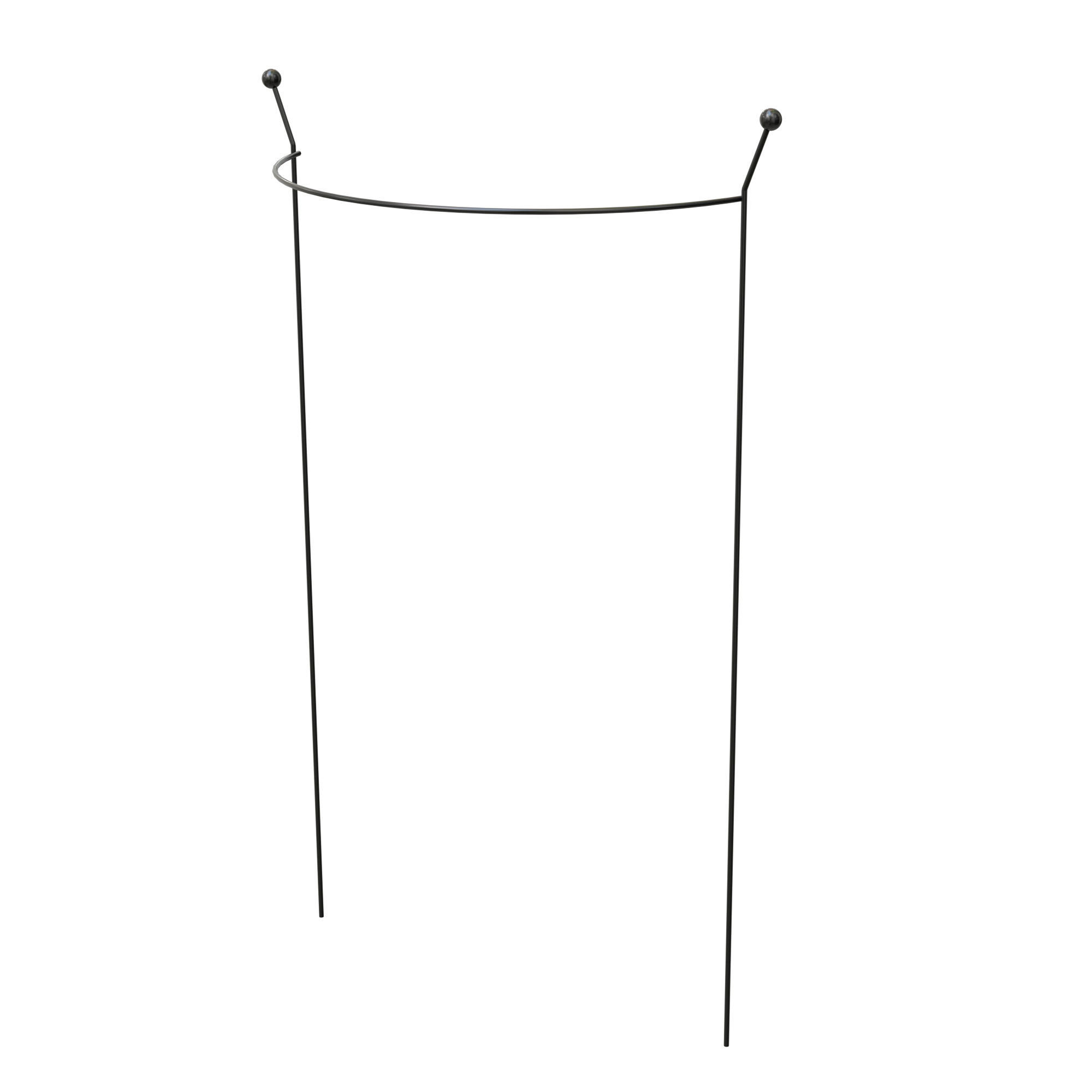 Panacea Steel Curved Plant Support (L)81cm (Dia)56cm 1 Panacea Steel Curved Plant Support (L)81cm (Dia)56cm