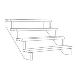 Richard Burbidge Redwood Deck Step (W)1066mm (T)40mm, Set Of 6 5 Richard Burbidge Redwood Deck Step (W)1066mm (T)40mm, Set Of 6 -Garden And Outdoors richard burbidge redwood deck step w 1066mm t 40mm set of 65000473080368 01t BQ