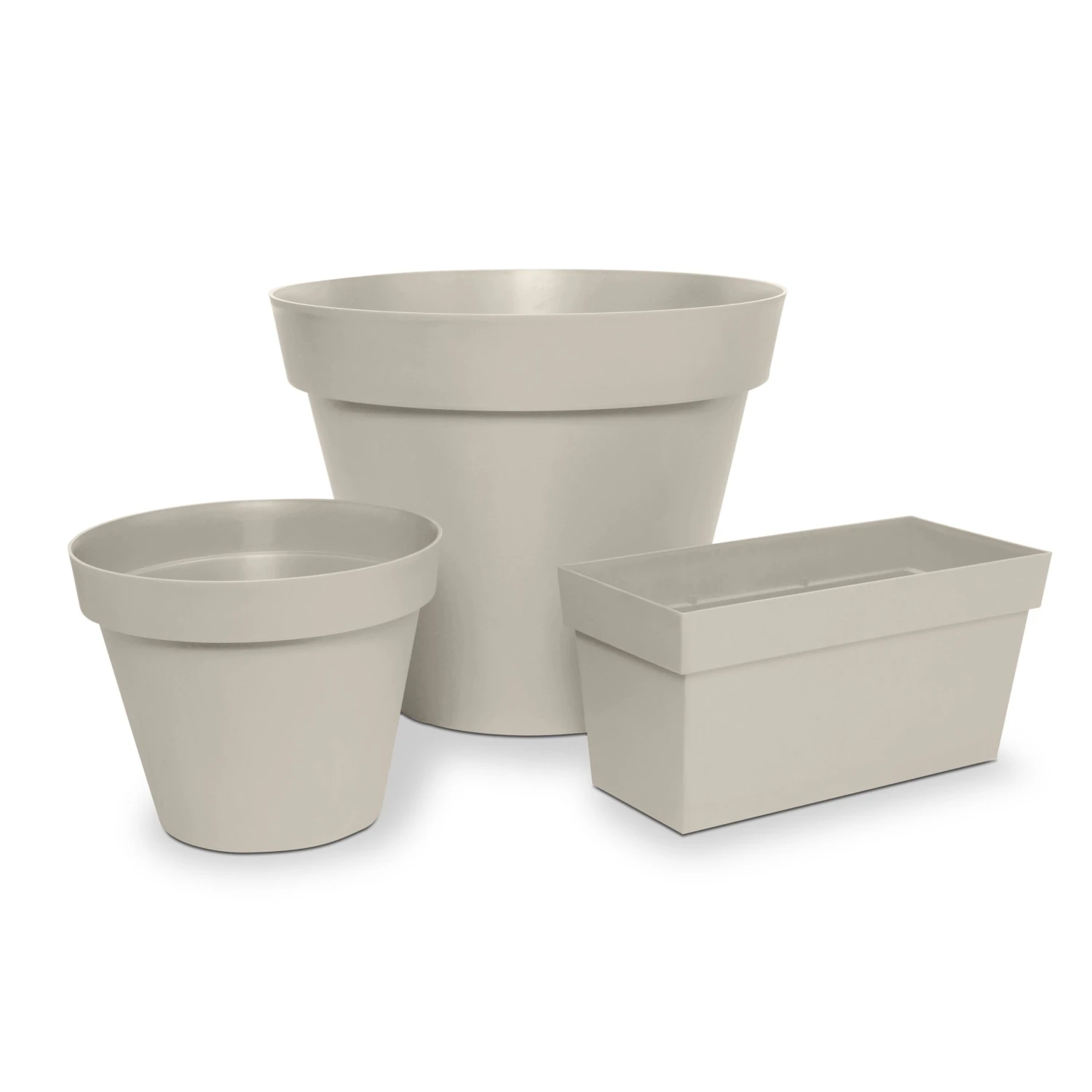 Verve Nurgul Peyote Polypropylene (PP) Circular Plant Pot (Dia)40cm 2 Verve Nurgul Peyote Polypropylene (PP) Circular Plant Pot (Dia)40cm - Image 2